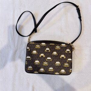 MICHAEL Michael Kors Brown and Yellow Crossbody Bag